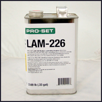 Résine époxy de stratification à faible viscosité LAM-125 PRO-SET, 1kg